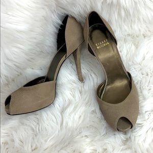 Stuart Weitzman Divorcee D’orsay Peep Toe Pump 7